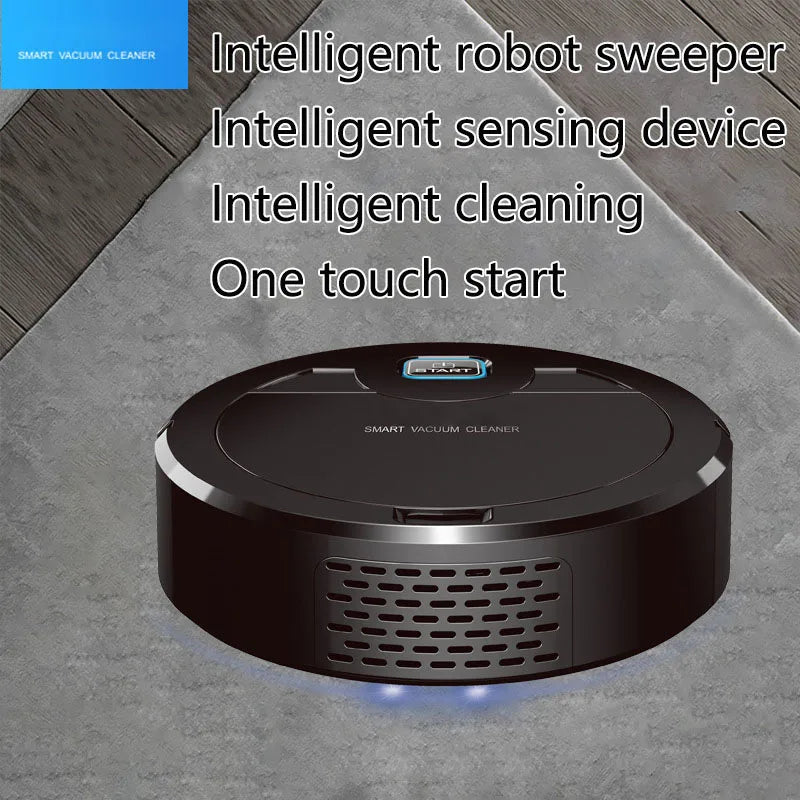 Robot inteligente de barrido manual – Escoba perezosa para el hogar, limpiador inalámbrico, aspiradora sin esfuerzo, aparato de limpieza doméstico