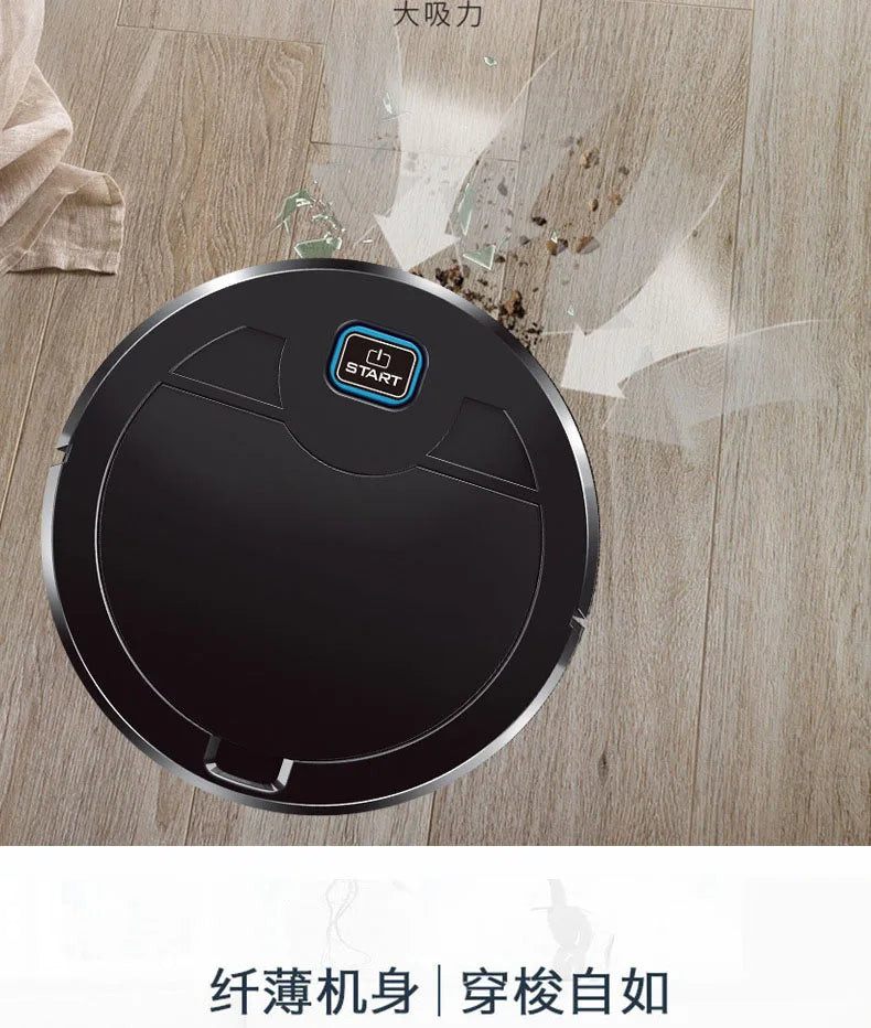 Robot inteligente de barrido manual – Escoba perezosa para el hogar, limpiador inalámbrico, aspiradora sin esfuerzo, aparato de limpieza doméstico