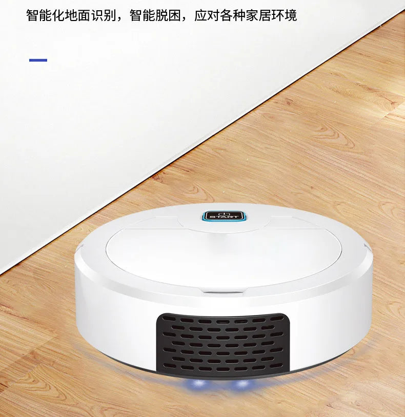 Robot inteligente de barrido manual – Escoba perezosa para el hogar, limpiador inalámbrico, aspiradora sin esfuerzo, aparato de limpieza doméstico