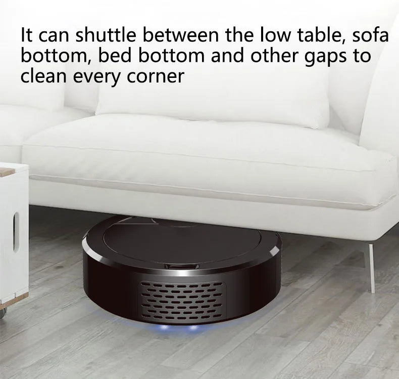 Robot inteligente de barrido manual – Escoba perezosa para el hogar, limpiador inalámbrico, aspiradora sin esfuerzo, aparato de limpieza doméstico